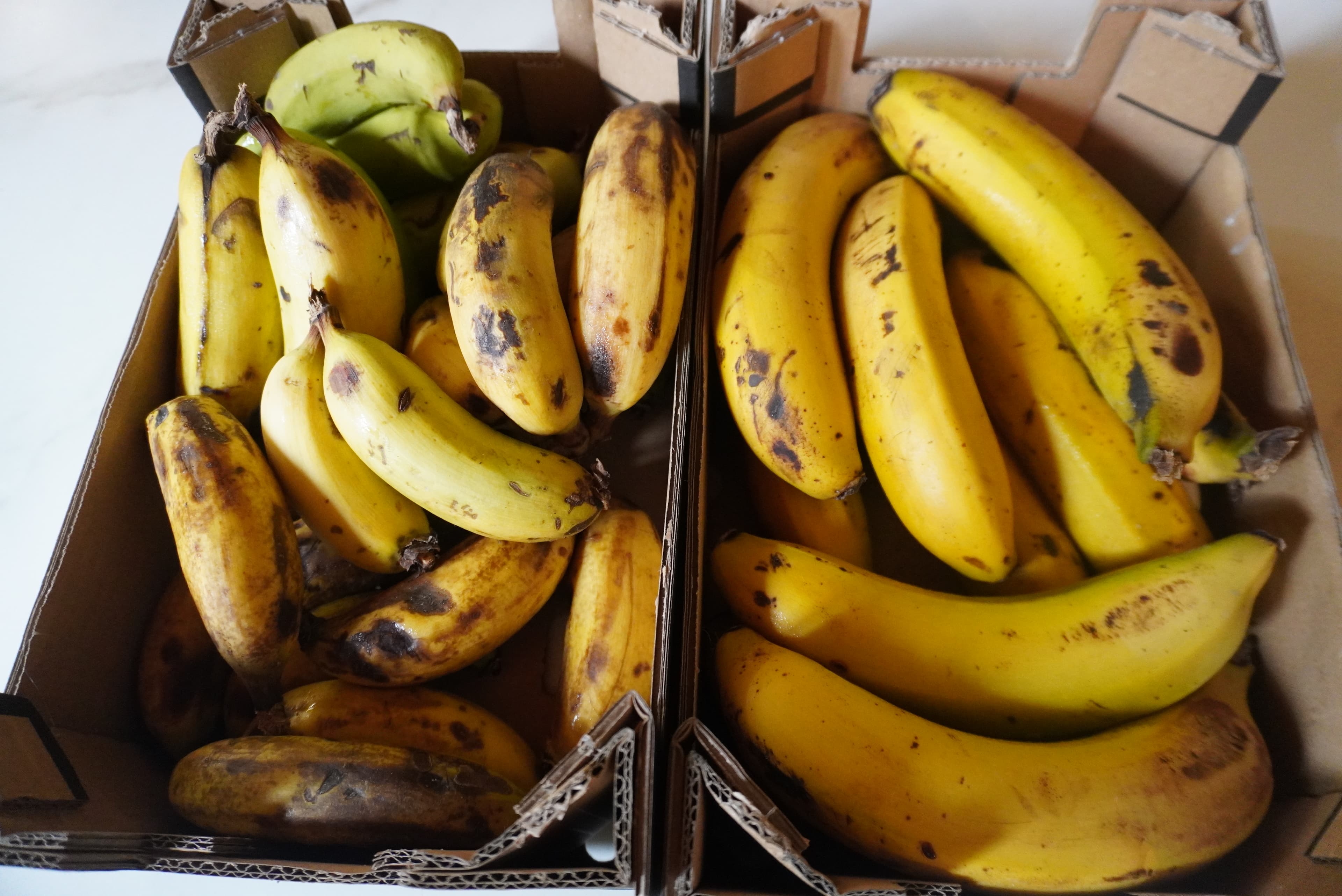 Bananes de variétés rares